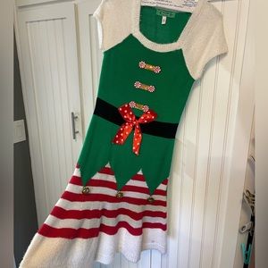 🤶🏼🎄🎅🏽Like new work once for event. Santa Claus costume dress